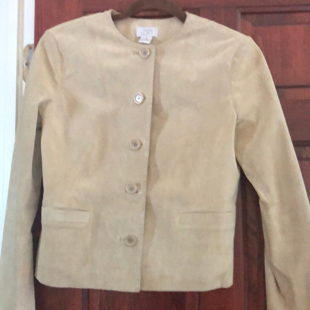Suede blazer